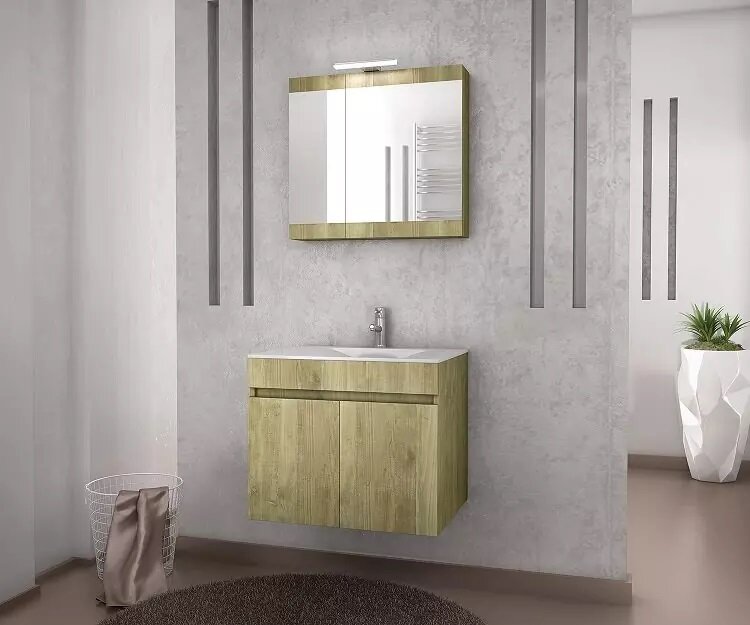 Комплект за баня Magnolia 60 Gold Oak