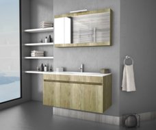 Комплект мебели Magnolia 100 Gold Oak - за баня