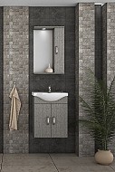 MDF Шкафове за баня Alba 55 Brown