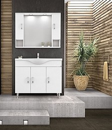 Комплект шкафове от MDF Alba 100 White