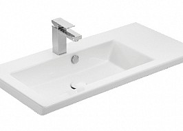 Бял умивалник Luxus 85 Granite