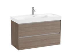 MDF шкаф за баня Ona Unik Dark Elm 100см