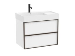 Конзолен шкаф за баня Inspira Unik White Matt 80см