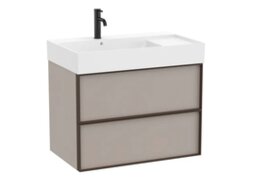 Луксозен шкаф за баня Inspira Unik Sand Grey 80см