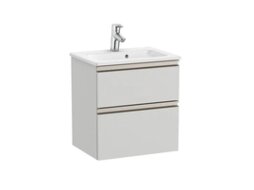 Сив шкаф за баня The Gap Unik Arctic Grey 50 см