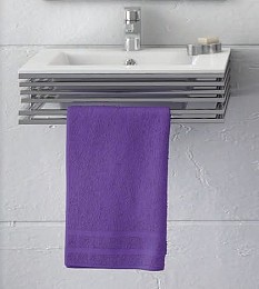 Бял умивалник Polyrail 40 Inox