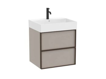 Окачен шкаф за баня Inspira Unik Sand Grey 60см