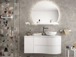 Луксозни мебели за баня MAM 120см White Cotton