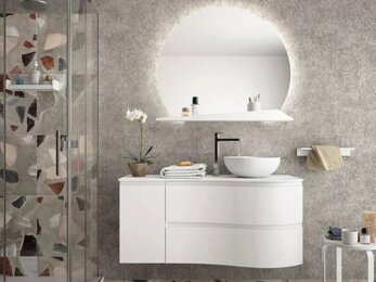 Луксозни мебели за баня MAM 120см White Cotton