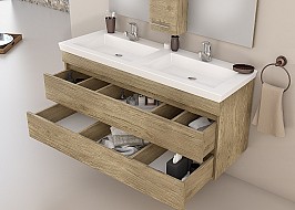 МДФ шкаф Luxus 120 Wood - долен