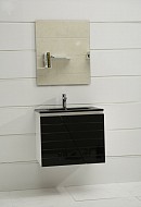 Черен шкаф ICP 6555 B Ения
