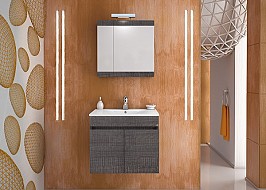 Шкафове за баня от МДФ Magnolia 60 Dark Grey