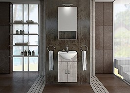 Шкафове за баня Alba 45 Beige