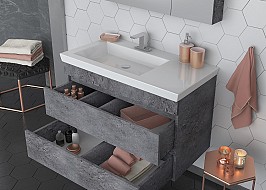 Шкаф Luxus 85 Granite - долен 