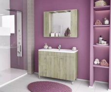 MDF комплект за баня Militos 100 Elm Wood 2