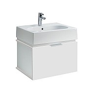 MDF Шкаф с умивалник в бяло /50х37х46см/