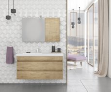 Комплект шкафове за баня Luxus 100 Wood