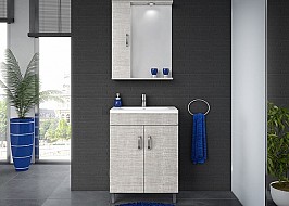 Мебели от MDF за баня Militos 60 Beige