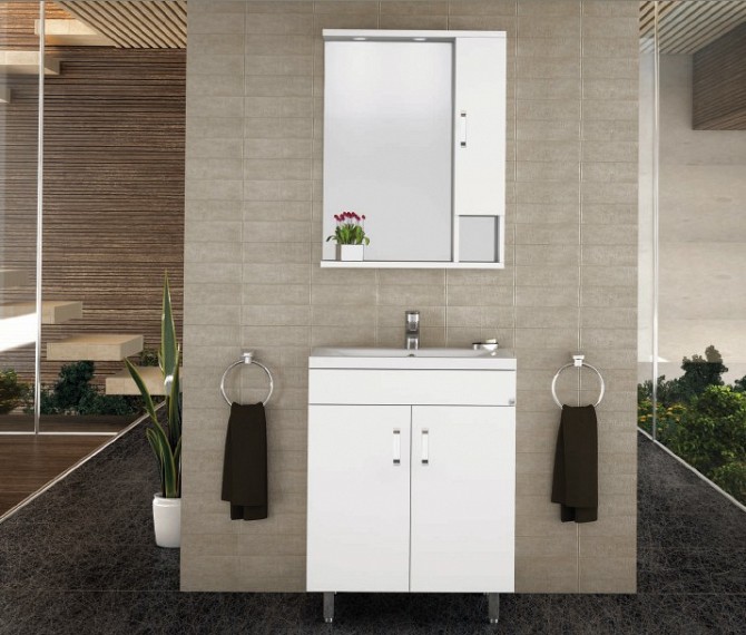 Шкафчета от MDF Militos 60 White