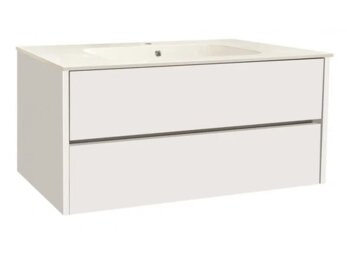 Бял шкаф за баня ICP 9955