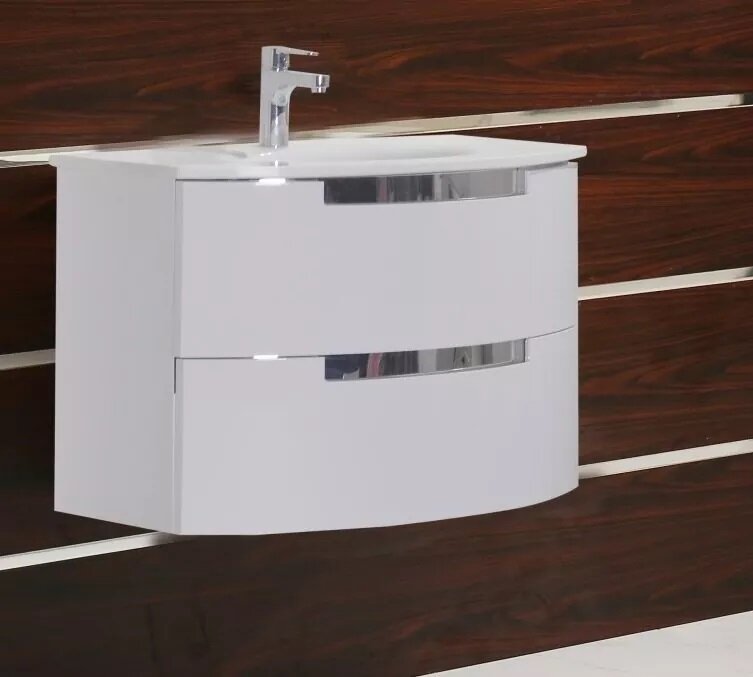 Бял конзолен шкаф ICP 8064