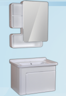 PVC Комплект за баня 70 см