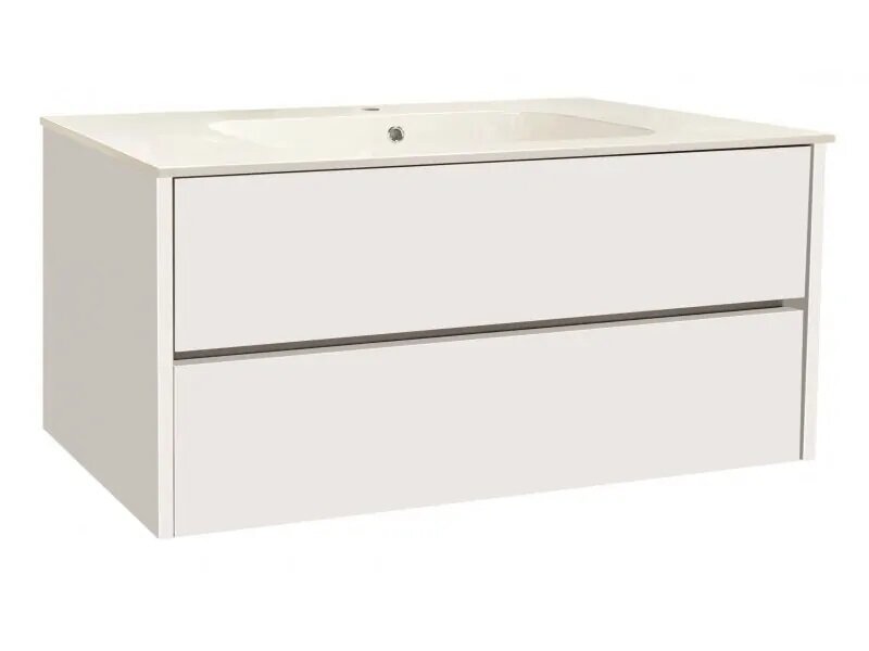 Бял шкаф за баня ICP 9955 