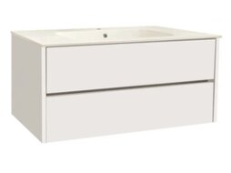 Бял шкаф за баня ICP 9955 