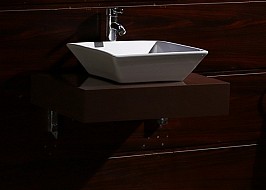 Кафяви мебели за баня 60см ICP 6012Br